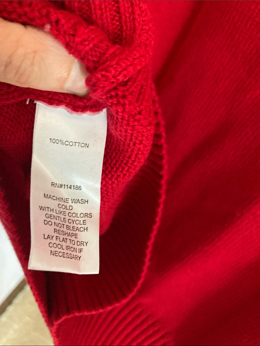 89th & Madison jester red sweater 3X - Picture 11 of 17
